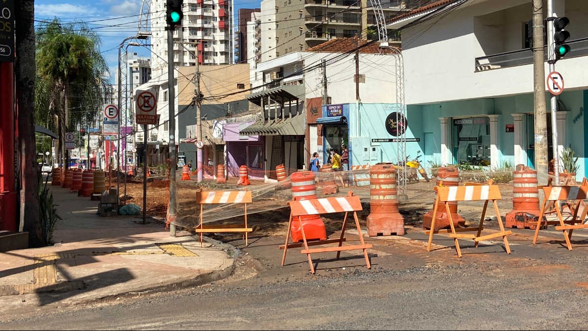 interdição Rua Barão Amazonas