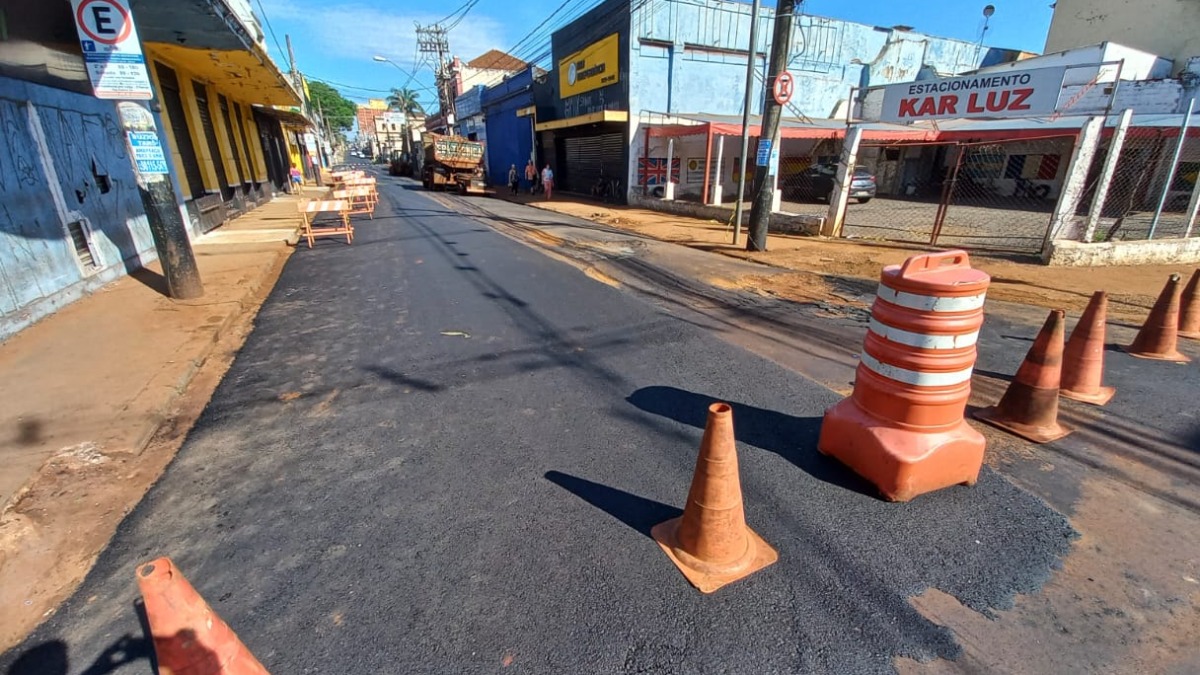 Rua Duque de Caxias é novamente