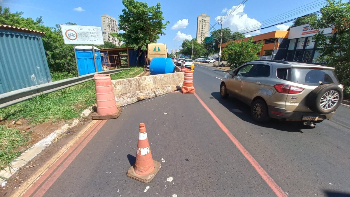 Avenida Maurílio Biagi tem interdição parcial