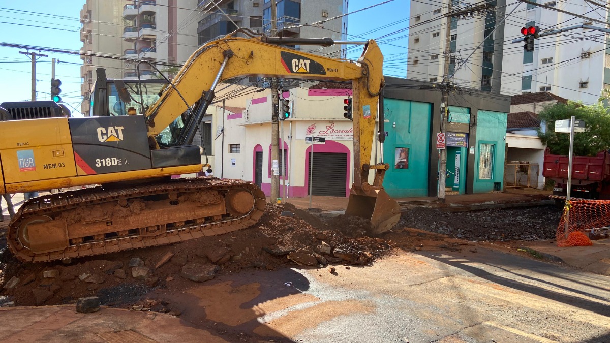 Novo trecho da rua Lafaiete é