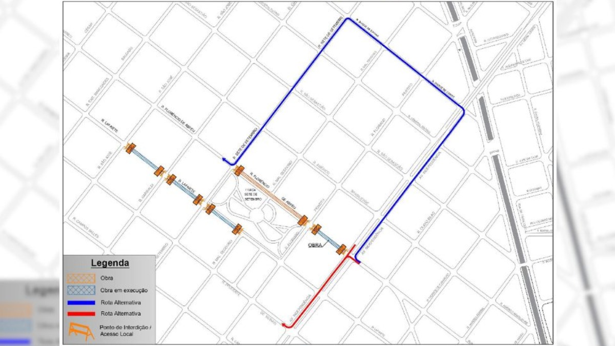 Rua Florêncio de Abreu tem novo