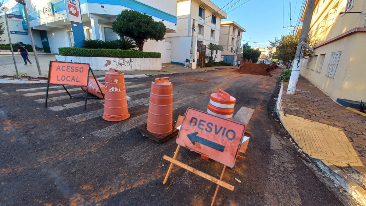 interdição avenida Treze de Maio