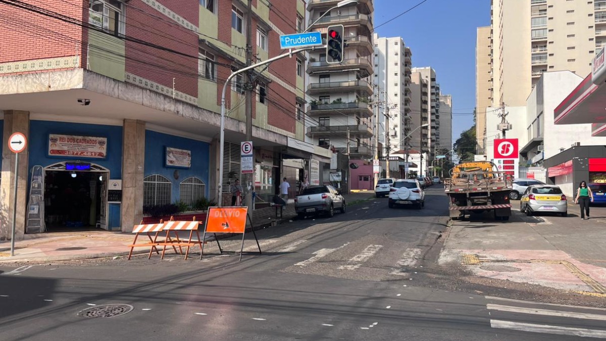 interdição rua Visconde Inhaúma