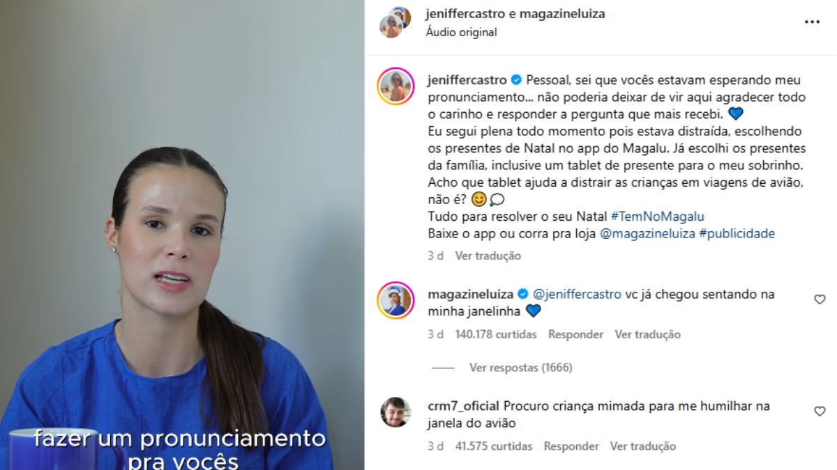 Mulher que viralizou em vídeo sobre