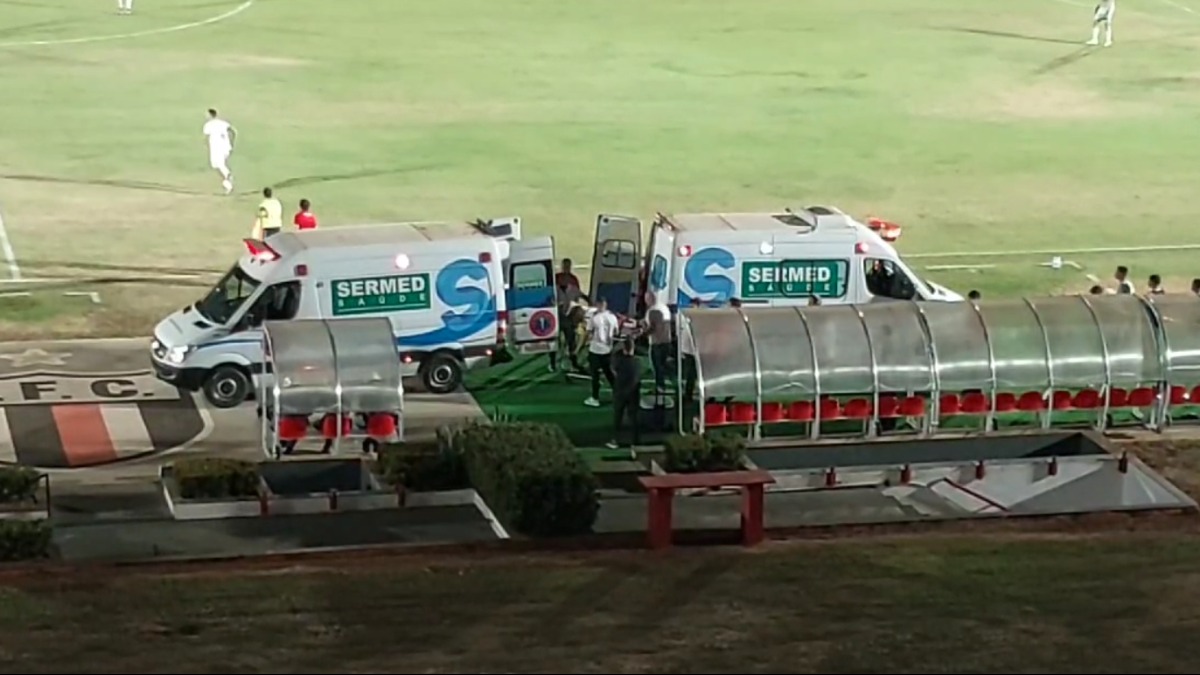 concussão Leandro Pereira