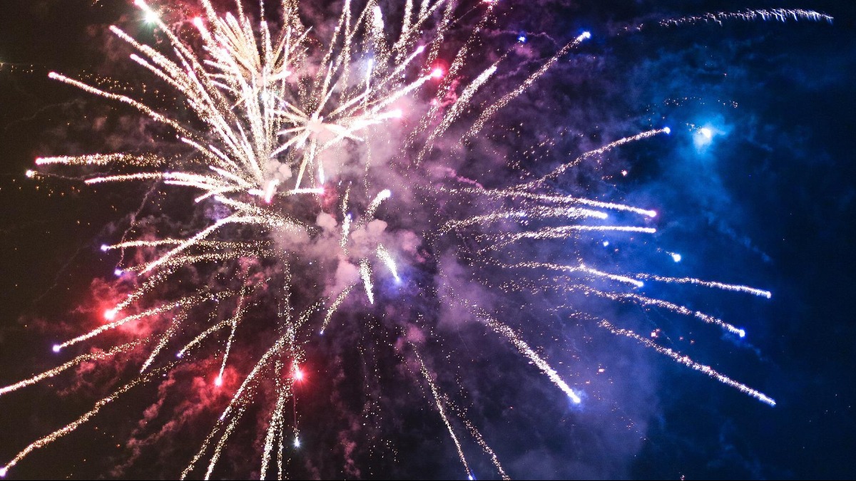 fogos de artifício Ano Novo