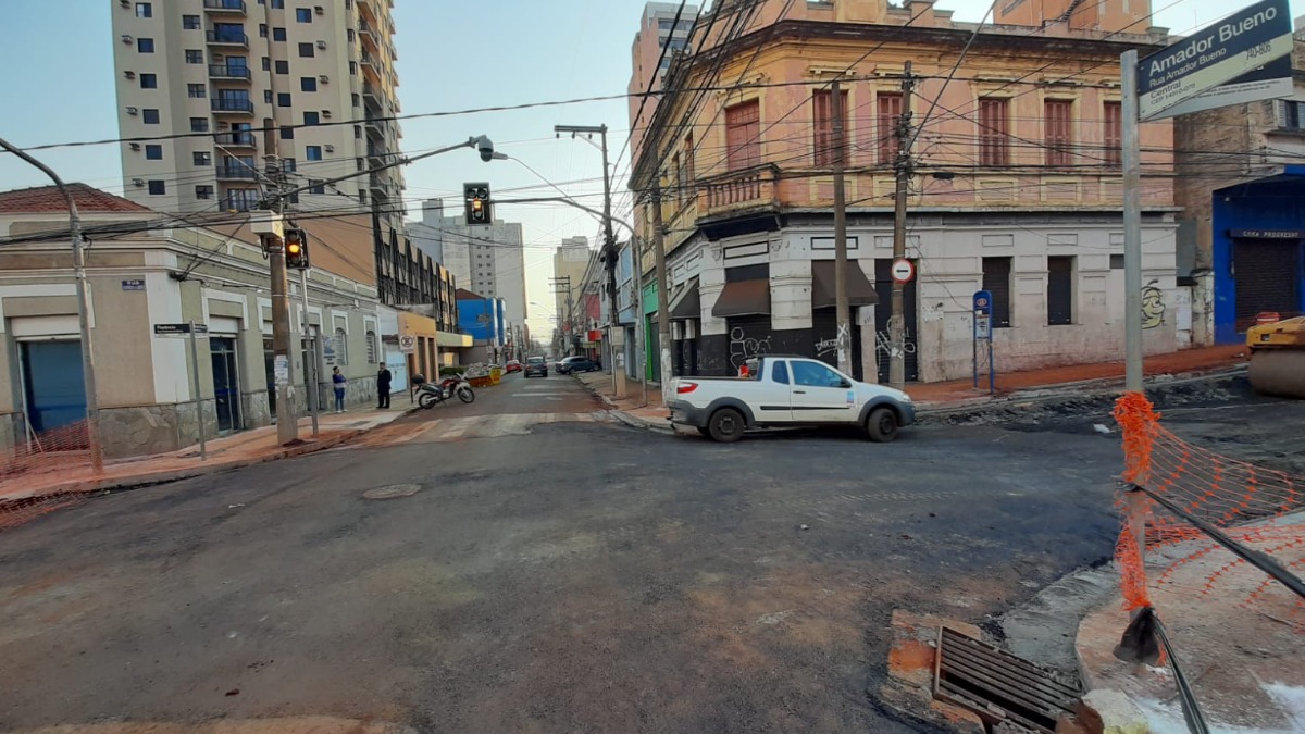 interdições ruas Centro Ribeirão Preto