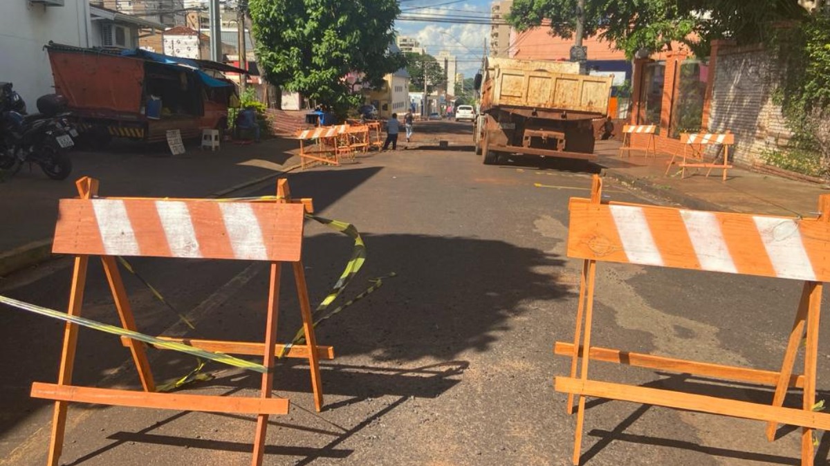 interdição avenida Nove de Julho