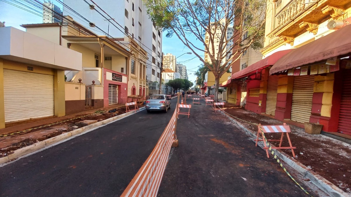 Trecho da rua São José é