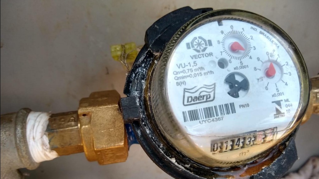 furto de hidrômetro