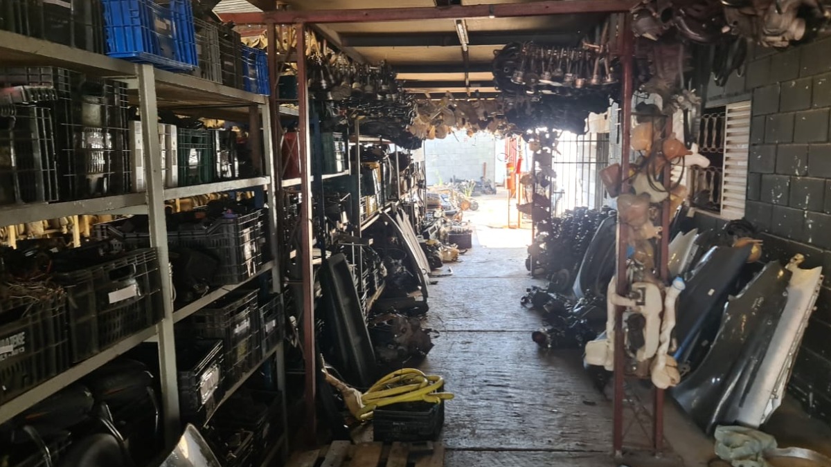 peças de veículos roubadas