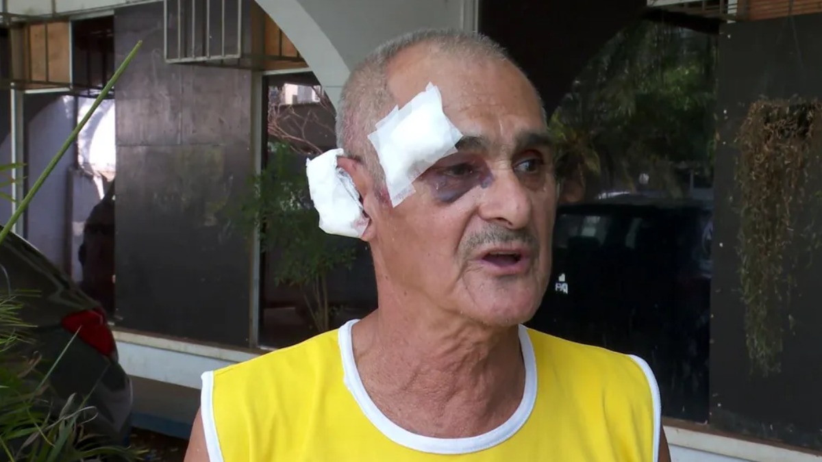 agressão policial a idoso