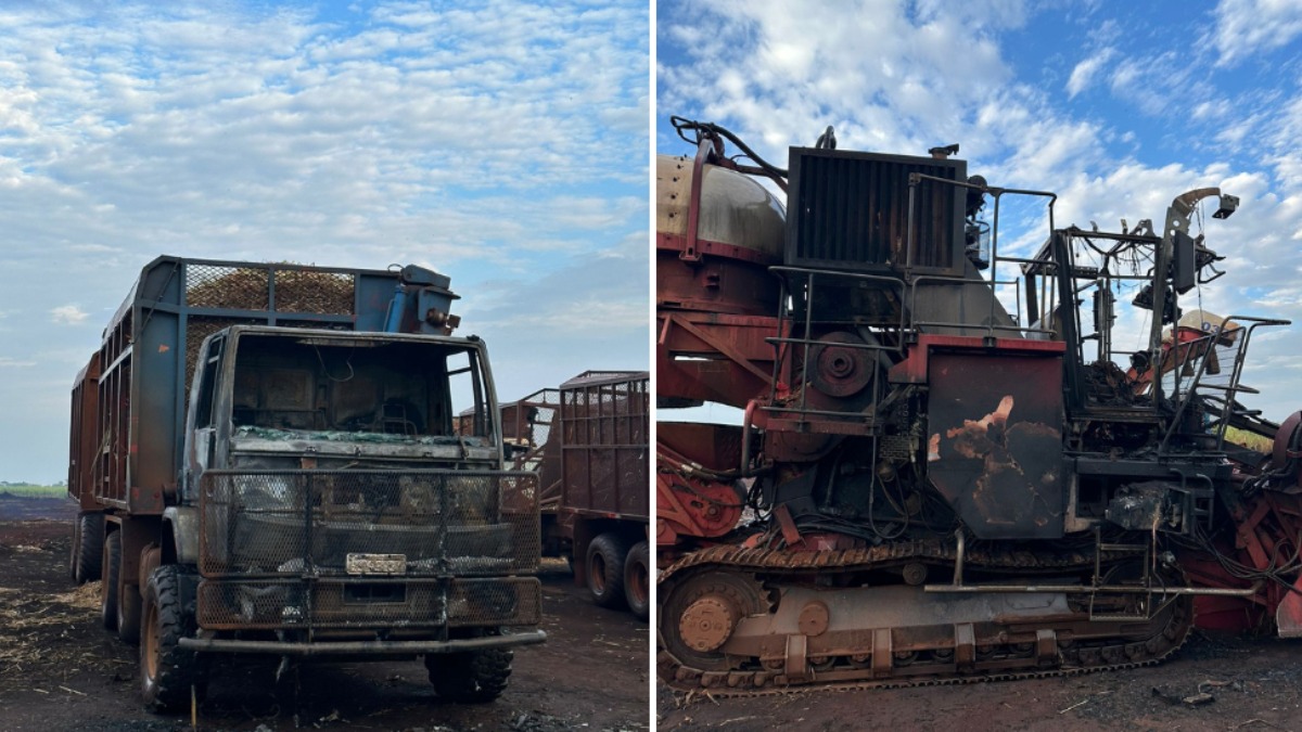 Invasão usina agrícola