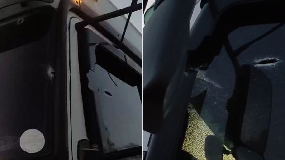 caminhoneiro baleado