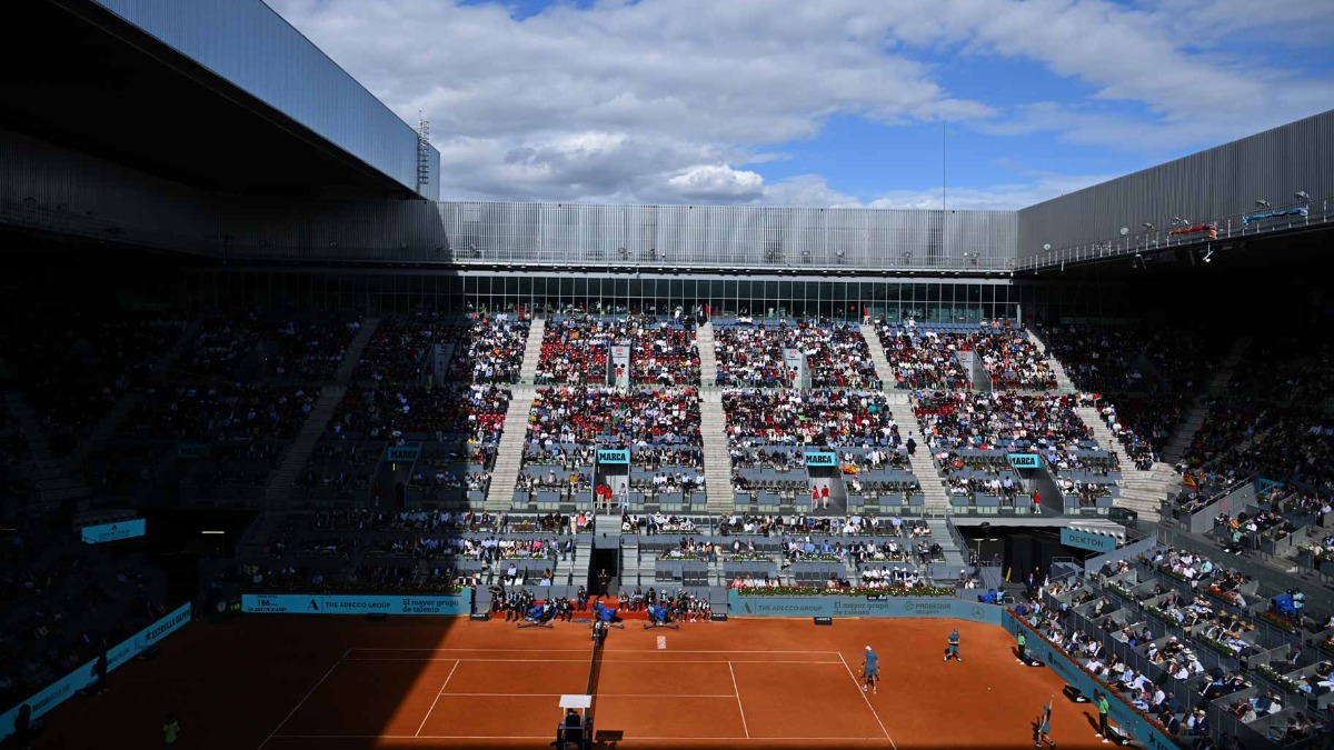 Master 1000 de Madrid é interrompido