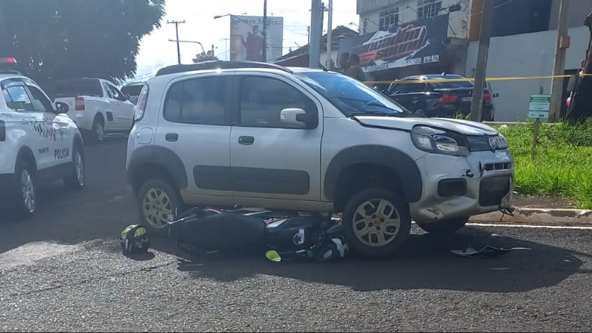 Acidente de moto Franca