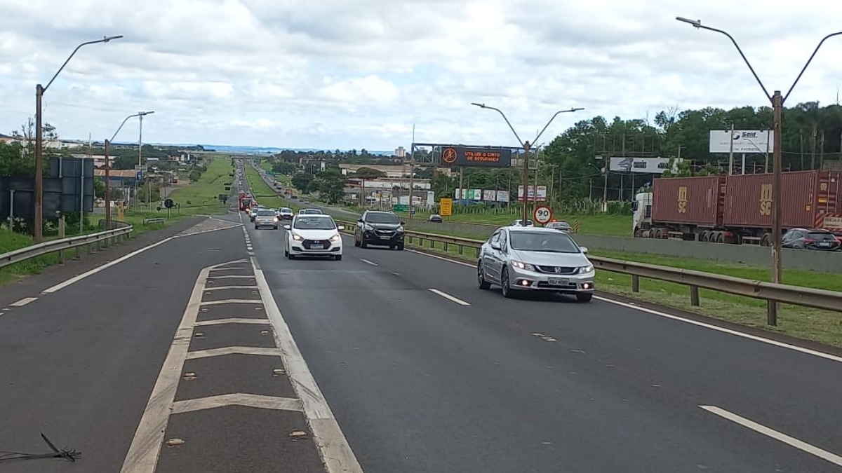 Fluxo de veículos nas rodovias