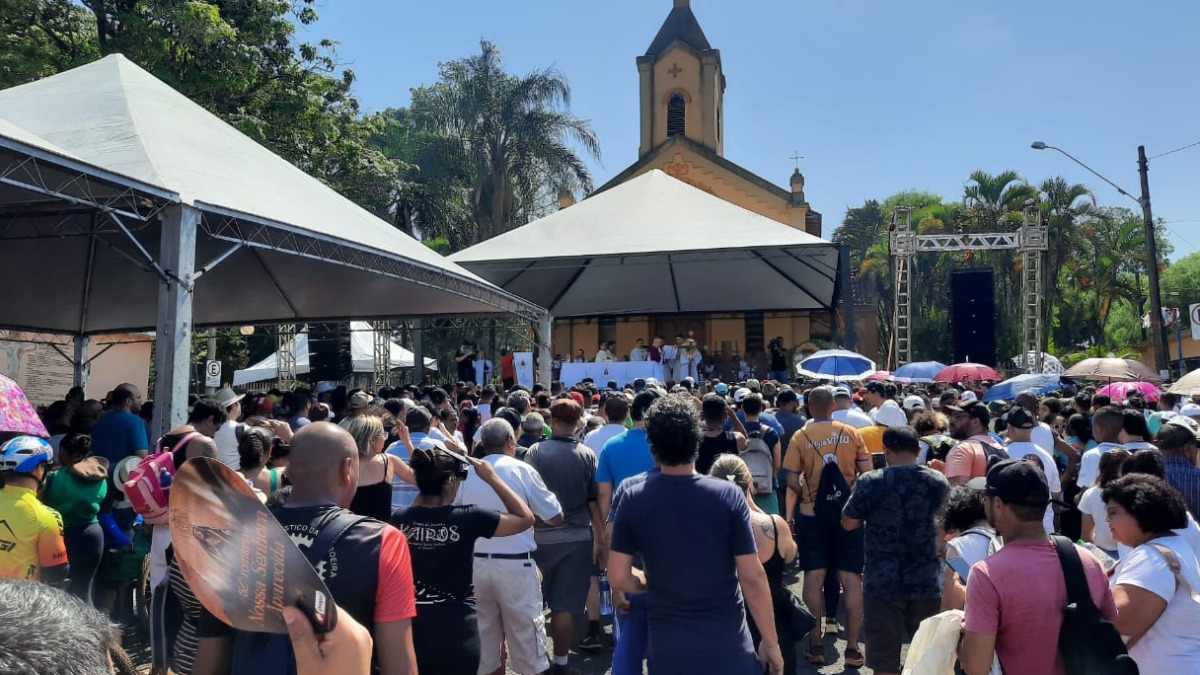 romaria em Ribeirão