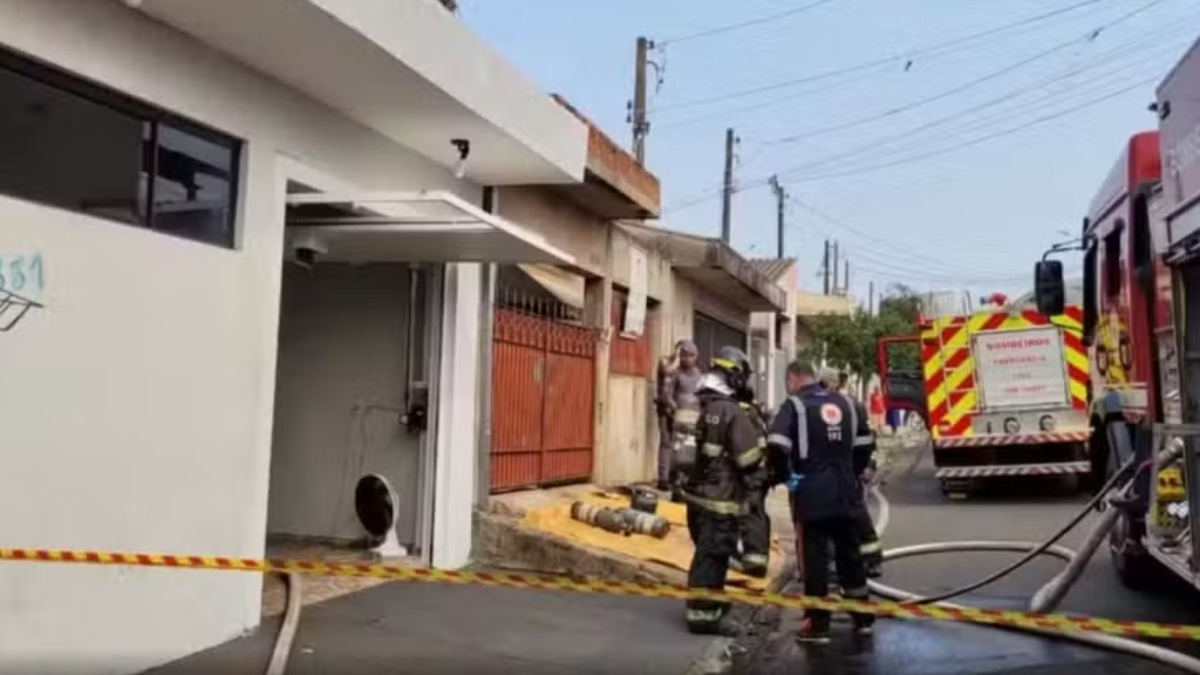 Gestante morre durante incêndio em residência