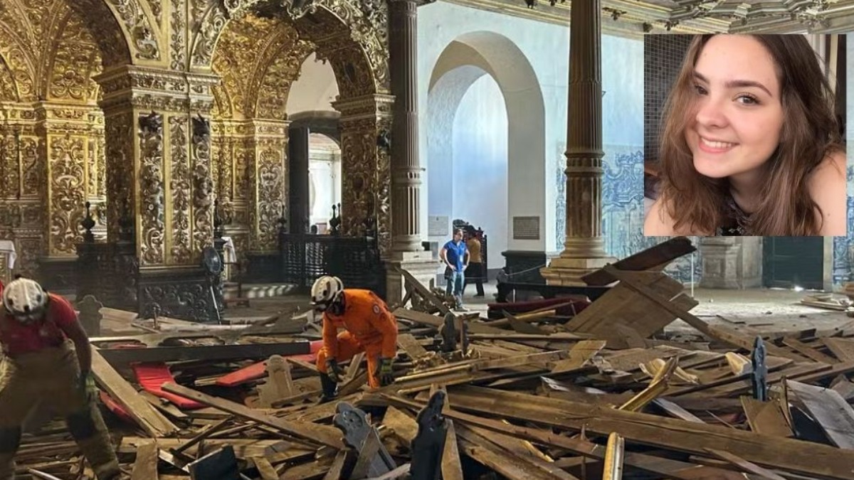 desabamento de igreja