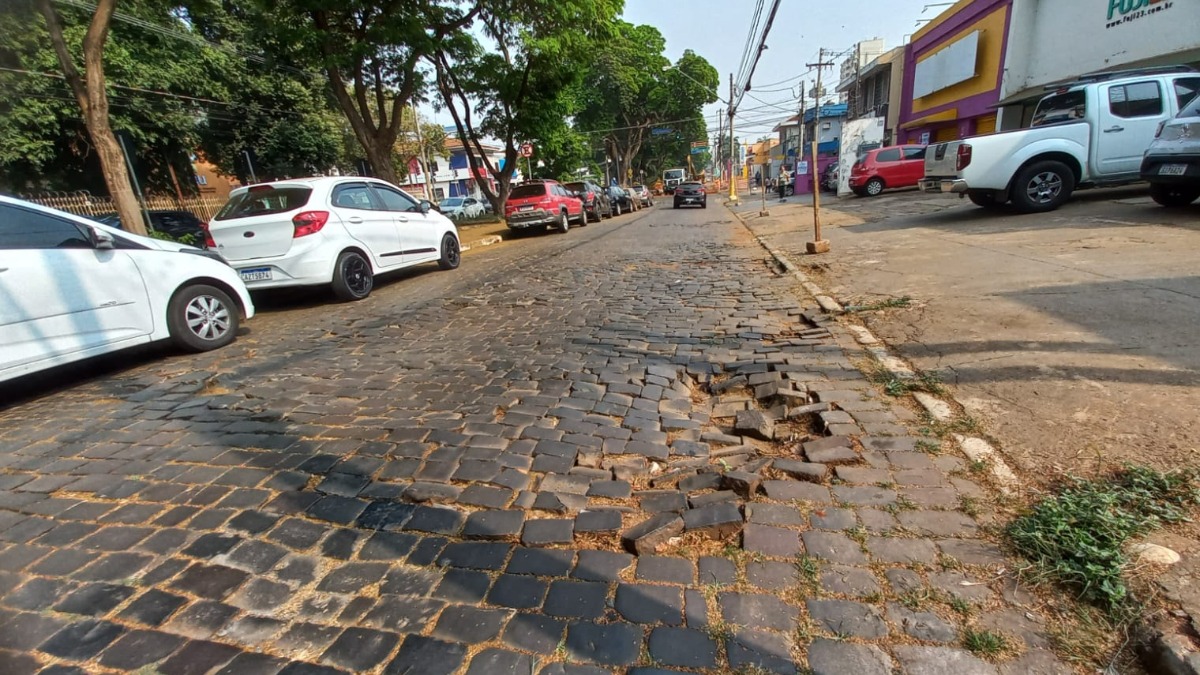 Trecho da avenida Nove de Julho