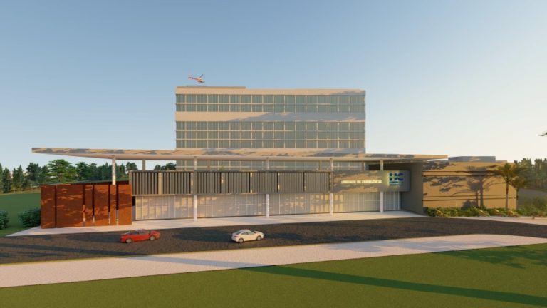 Obras da nova unidade do Hospital