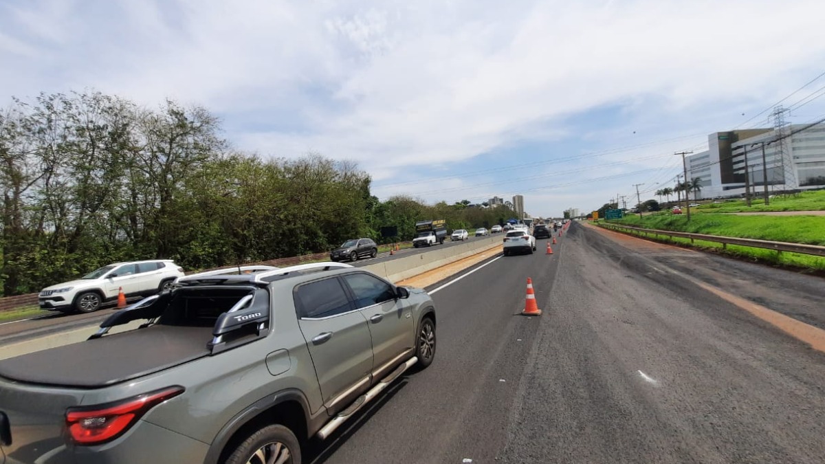 lentidão trânsito Ribeirão Bonfim