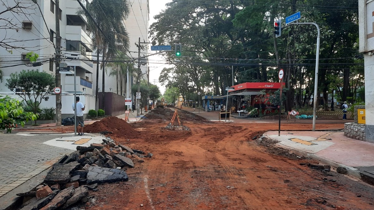 interdição Rua Visconde Inhaúma