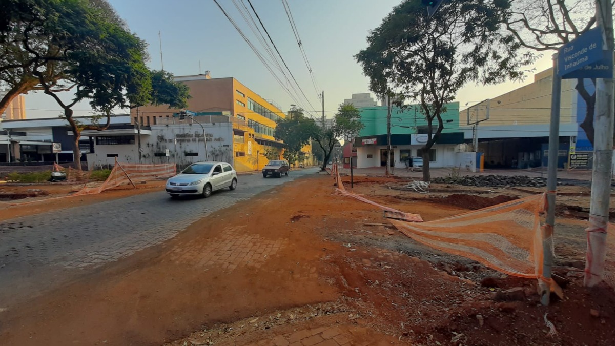 Cruzamento da avenida Nove de Julho