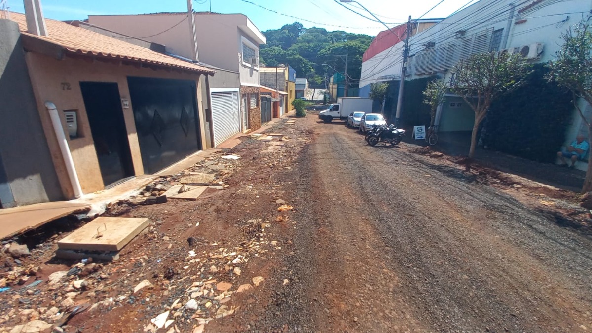 Comércio atrásniza em ruas abandonadas