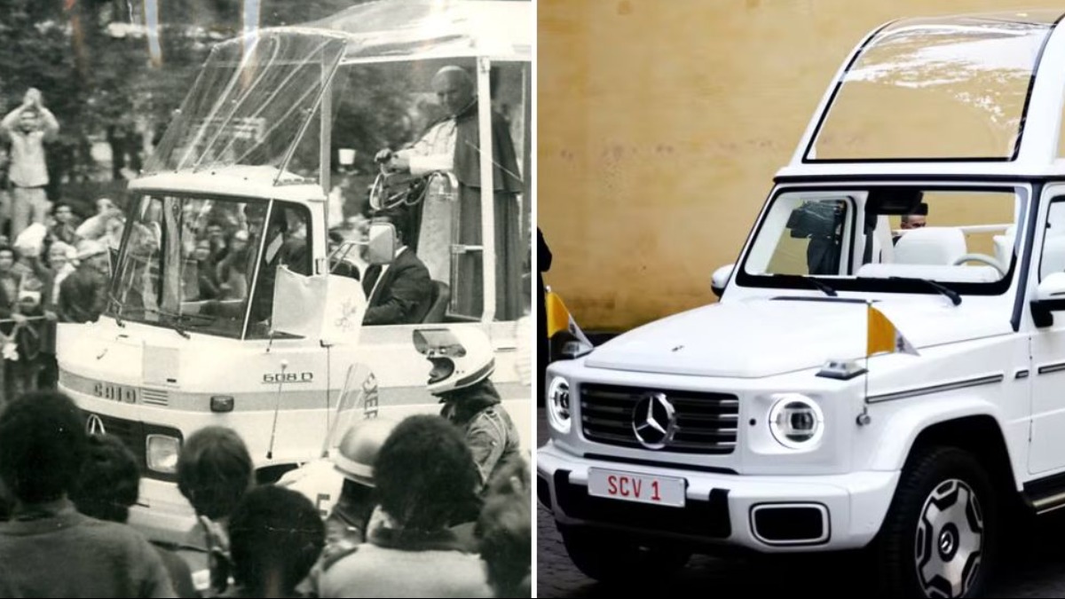 Quais as diferenças entre o Papamóvel