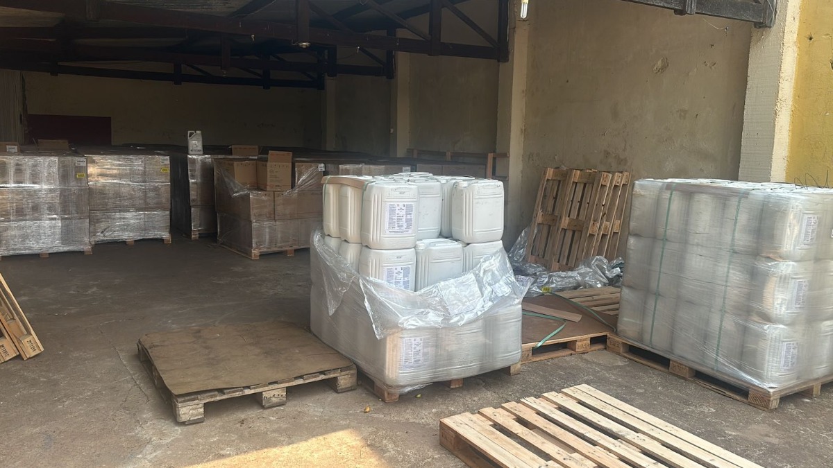 Carga de pesticidas avaliada em R$