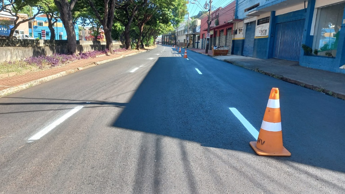 Pintura sinalização solo