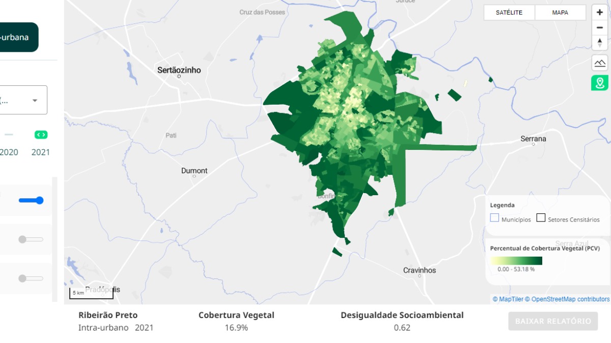 monitoramento áreas verdes