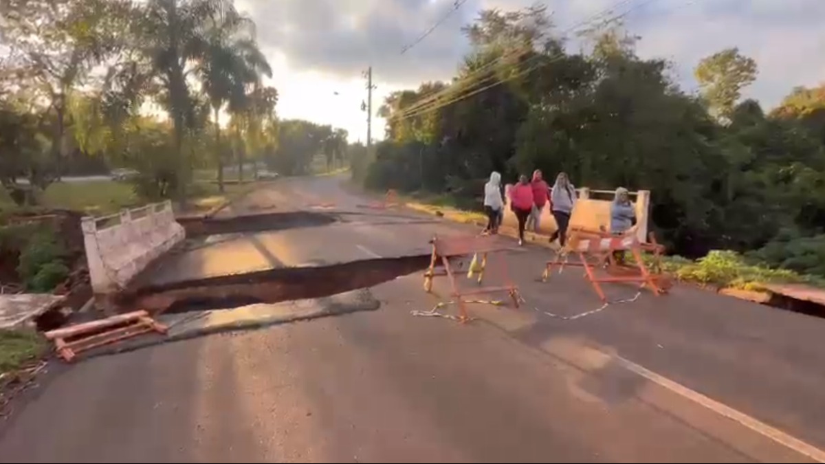 falta estrutura ponte