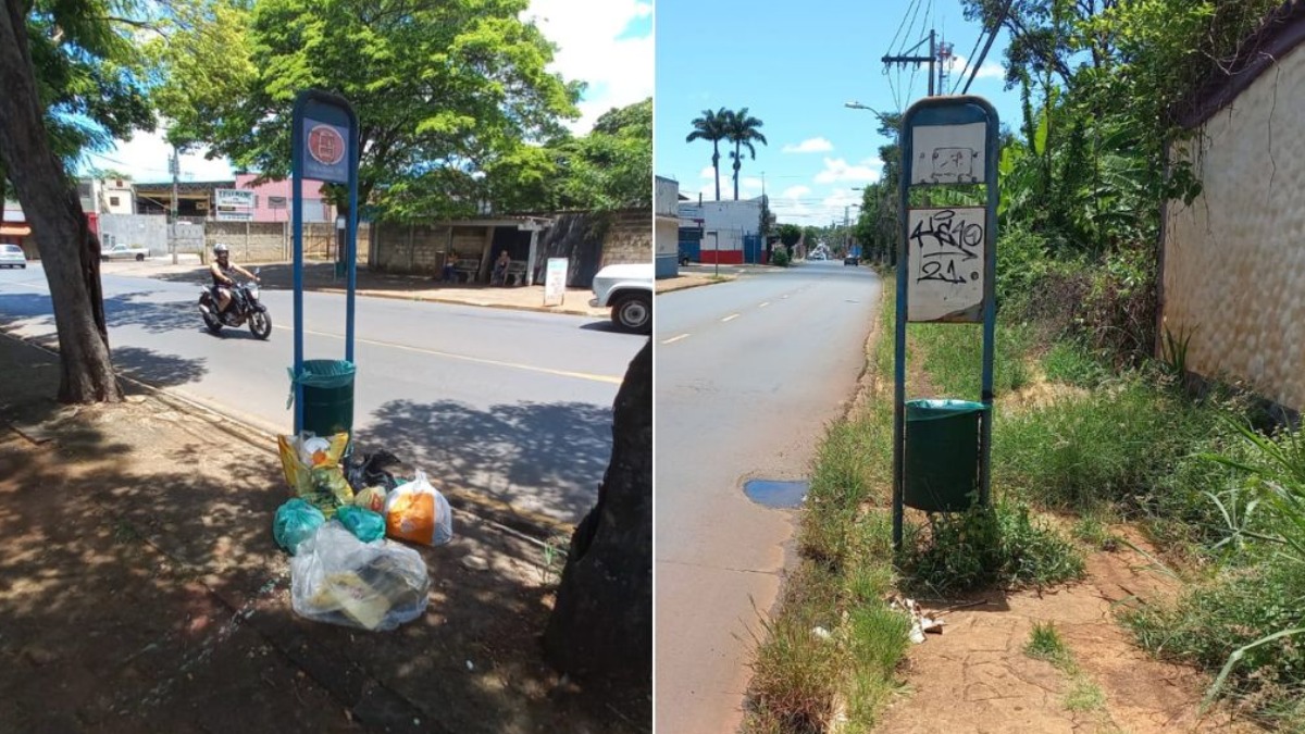pontos de ônibus Barão do Bananal