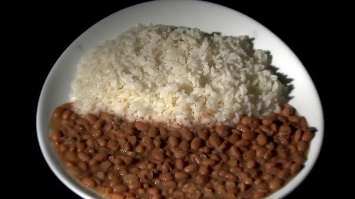 preço arroz feijão