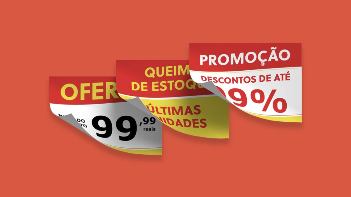 promoções queima de estoque