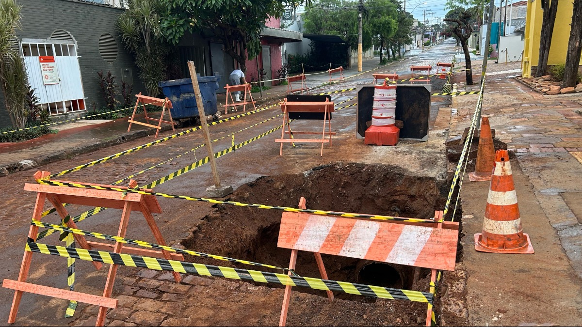 reparos galeria pluvial