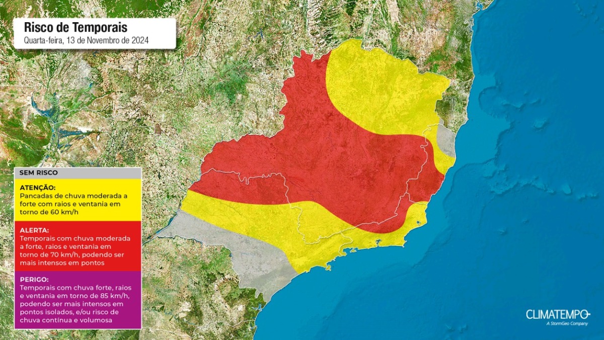 Ribeirão pode ter temporais a partir