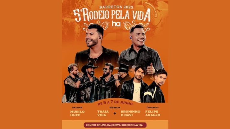 Rodeio Pela Vida começa nesta quinta