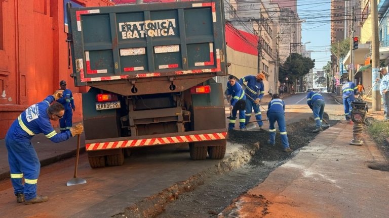 Obras da Saerp interditam o quarteirões