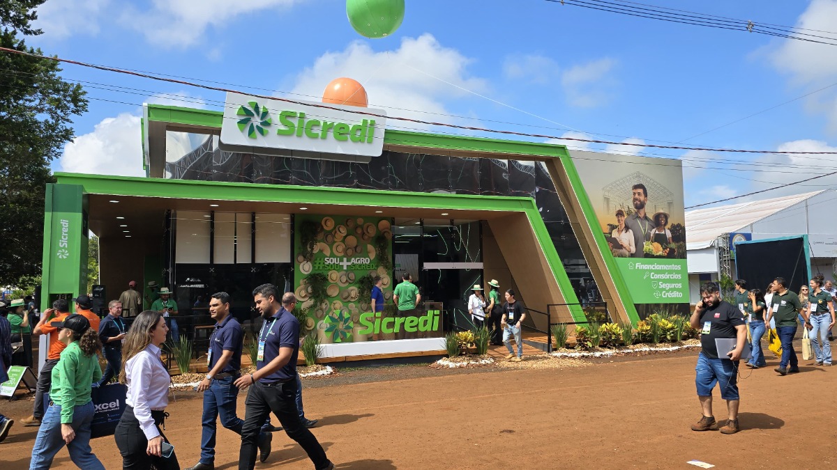 Sicredi tem estande na Agrishow 2025