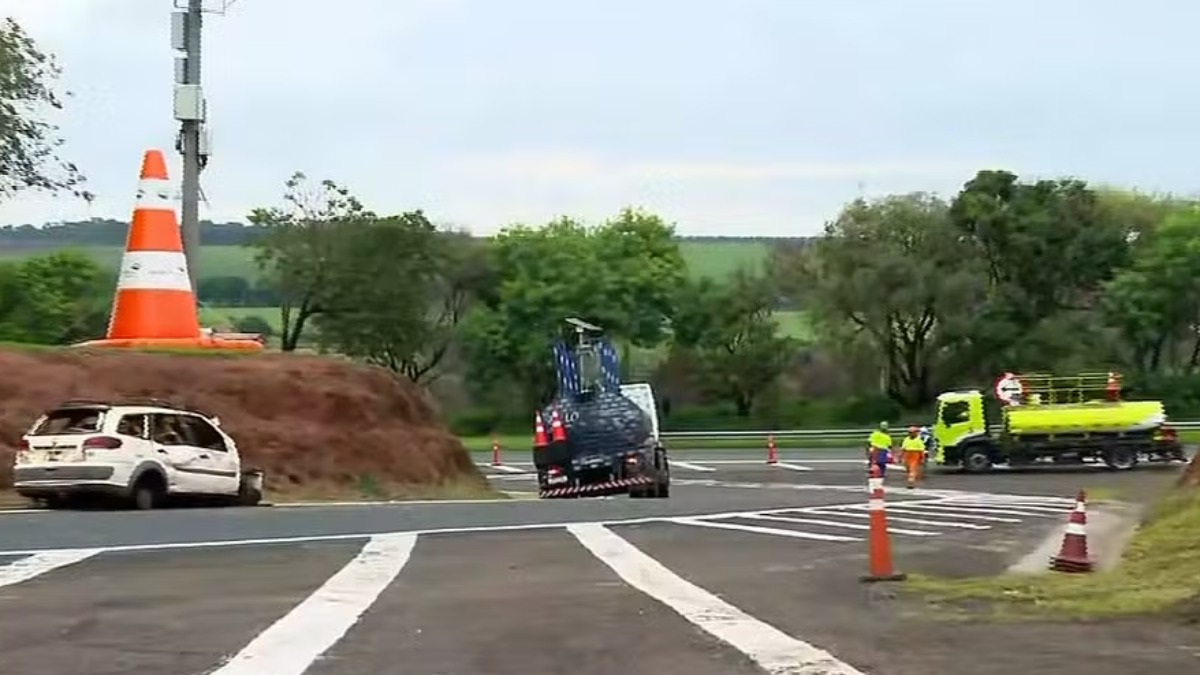 Concessionária realiza simulado de acidente na