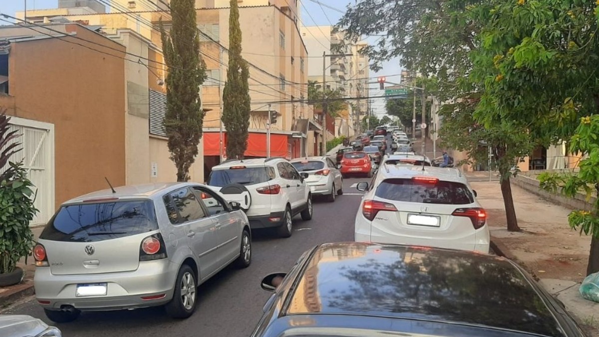 Bloqueio trânsito Centro