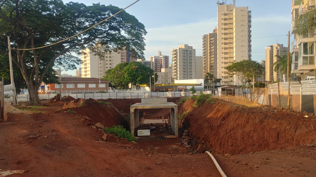 obras viaduto Avenida Nove de Julho