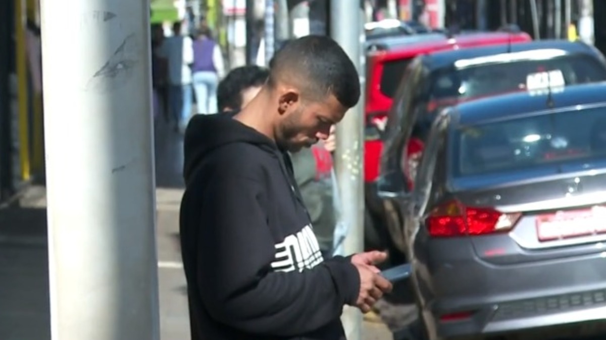 uso de celular pedestres