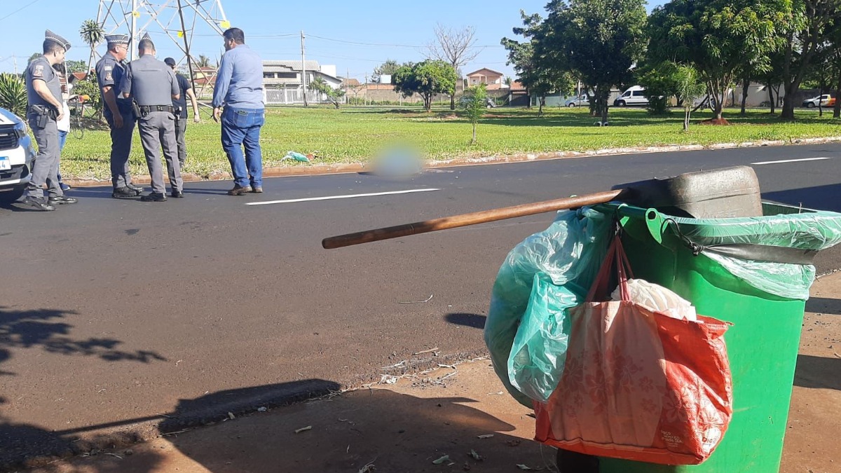 morte varredor de rua