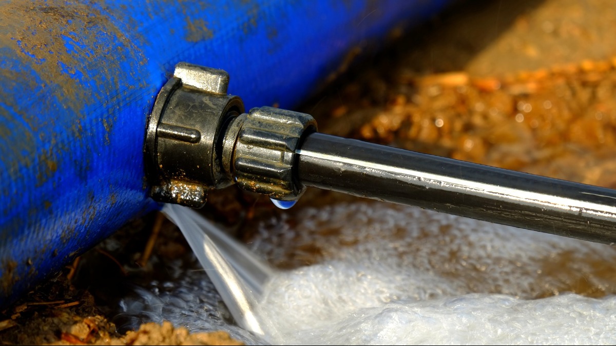 desperdício de água