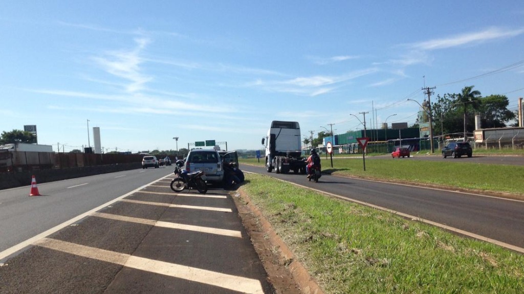 acidente motociclista Anhanguera